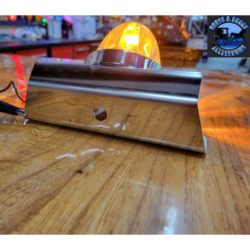 #43891 custom watermelon antenna bracket universal mount watermelon sealed led Dim Gray