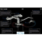 aik-379-c15 Dynaflex Peterbilt 379 Chrome cold Air Intake Kit cat c15 PETERBILT Black