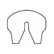 minimizer fifth wheel plate no grease slick plate white polymer 5 year warranty UNIVERSAL 100061 White Smoke