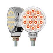 #75192 3" DOUBLE FACE PEARL LED clear lens Popsicle LIGHT red/yellow turn signal LIGHTING Light Gray