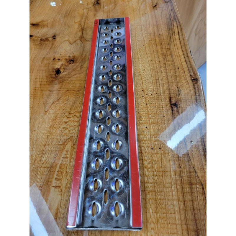 stainless steel roadworks step plate tread 20" x 4" universal no slip #12501 step box Dim Gray