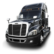 89402 - 89403 PAIR FREIGHTLINER CASCADIA BLACKED PROJECTOR HEADLIGHT W/WHITE LED RUNNING LIGHT HEADLIGHT Light Gray