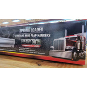 #30573 2 1/2" CHROMED STEEL HEAVY DUTY SPRING LOADED STRAIGHT MUD FLAP HANGERS MUD FLAP HANGERS Dark Slate Gray