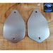 Rosy Brown 43627 Peterbilt plates horn delete kit stainless steel paintable custom pair #43627 PETERBILT