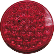 Peterson #817r stop turn tail red tail light 4" piranha series 4" Brown