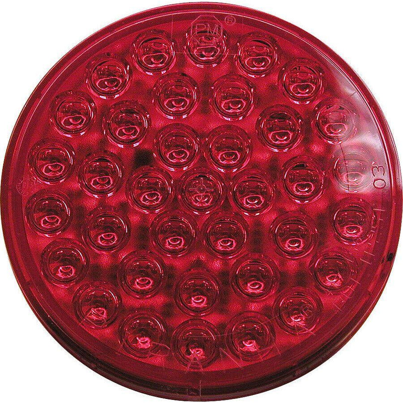 Peterson #817r stop turn tail red tail light 4" piranha series 4" Brown