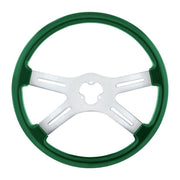 universal 18" Vibrant Color 4 Spoke truck Steering Wheel Emerald Green up-88278 new UNIVERSAL Dark Slate Gray