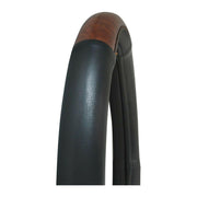 54006 18" inch universal steering wheel cover truck semi black leather dark wood 54006 steering wheel Dark Slate Gray