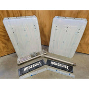 30" heavy duty 430 stainless hogebuilt quarter fenders pair w/hardware #hb130 QUARTER FENDER Dark Gray