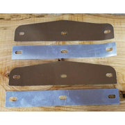 TK-1901 Kenworth w900l w900 front fender mud flap brackets stainless steel pair tk-1901 KENWORTH Dim Gray