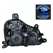 Chrome Projection Headlight LED halo Light  2013-2021 Kenworth T680 LIGHTING DRIVER SIDE,PASSENGER SIDE Dark Slate Gray