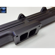 steed speed cat c15 turbo manifold cnc steel one piece cooler egt's black manifold Light Gray