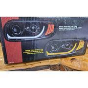 Peterbilt 389 Trux headlights (Choose style and Color) dot approved (ALL LED) PETERBILT Heated / Chrome / Driver's Side,Heated / Chrome / Passenger's Side,Heated / Black / Driver's Side,Heated / Black / Passenger's Side,Standard / Chrome / Driver's Side,Standard / Chrome / Passenger's Side,Standard / Black / Driver's Side,Standard / Black / Passenger's Side Dark Slate Gray