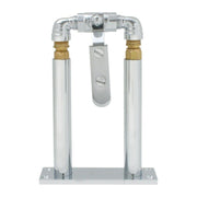 69979 air horn valve lever chrome floor mount stand 7" set new universal truck UNIVERSAL Gray