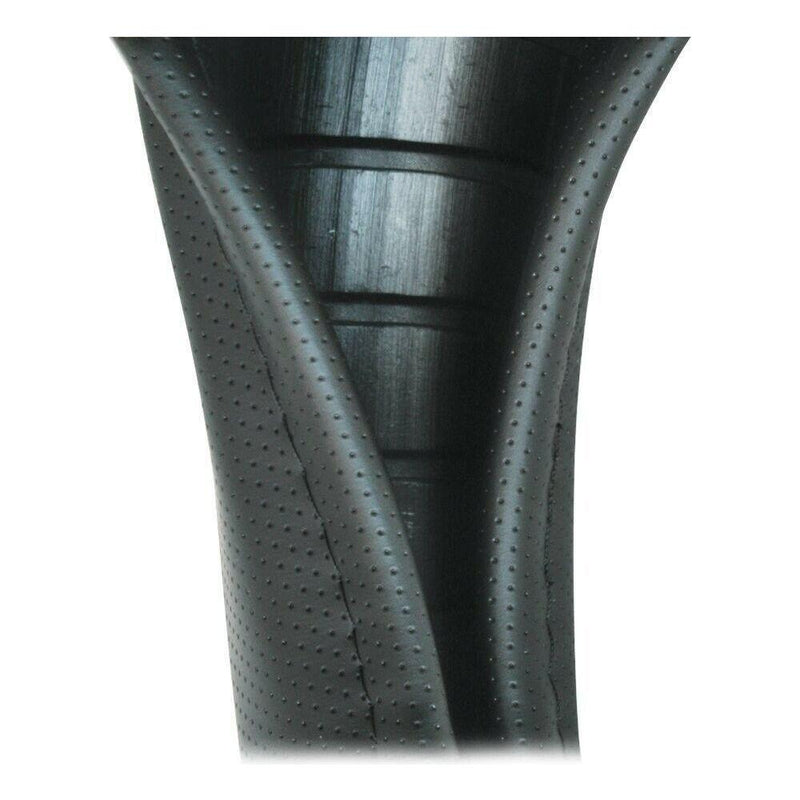 54031 18" deluxe pvc steering wheel cover w/BLUE stitching line universal truck 54031 steering wheel Dark Slate Gray