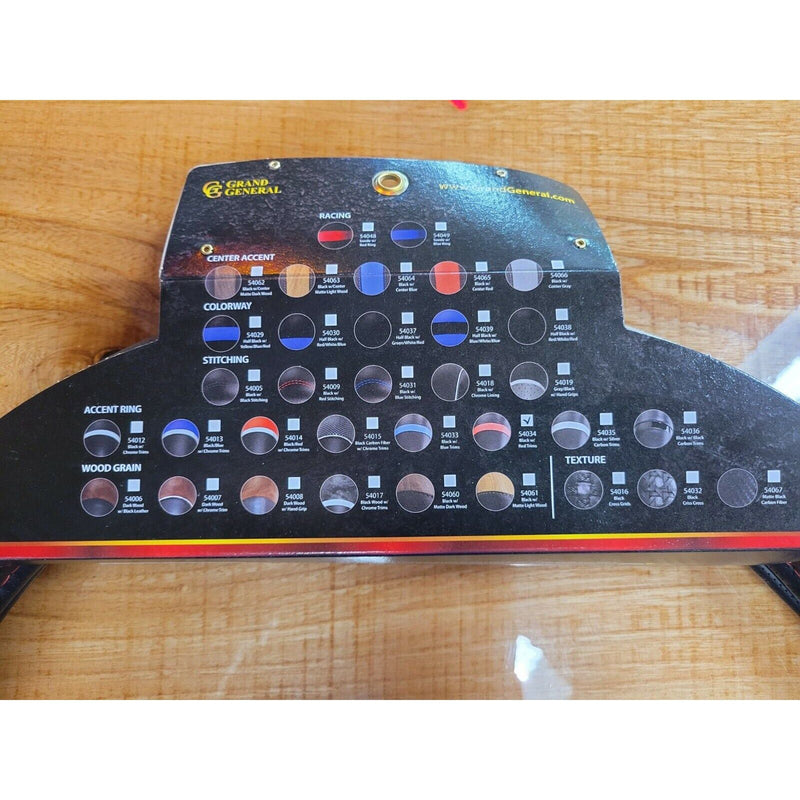 54034 truck universal steering wheel cover 18" inch black leather w/red trim 54034 new steering wheel Rosy Brown