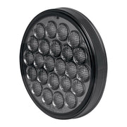 78277bp smoked white led 4" pearl driving light universal mount dot approved new 78277bp 4" ROUND Dark Slate Gray