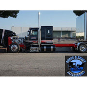 aik-379-c15 Dynaflex Peterbilt 379 Chrome cold Air Intake Kit cat c15 PETERBILT Dark Slate Gray