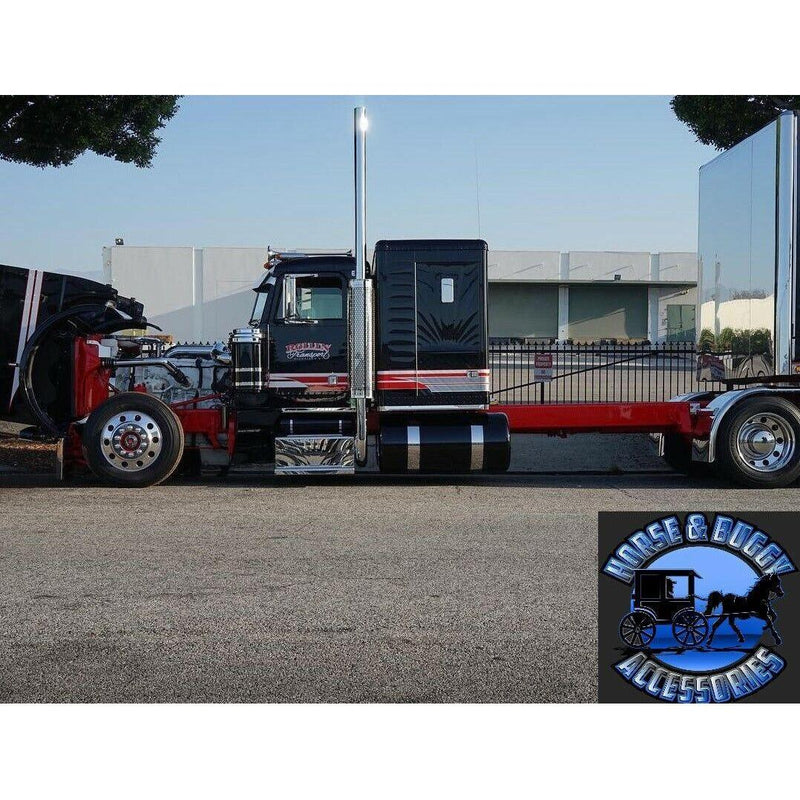 aik-379-c15 Dynaflex Peterbilt 379 Chrome cold Air Intake Kit cat c15 PETERBILT Dark Slate Gray