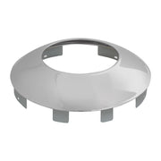 chrome front hubdometer semi truck hub cap universal 1" lip polished #10774 WHEEL HUB Gray