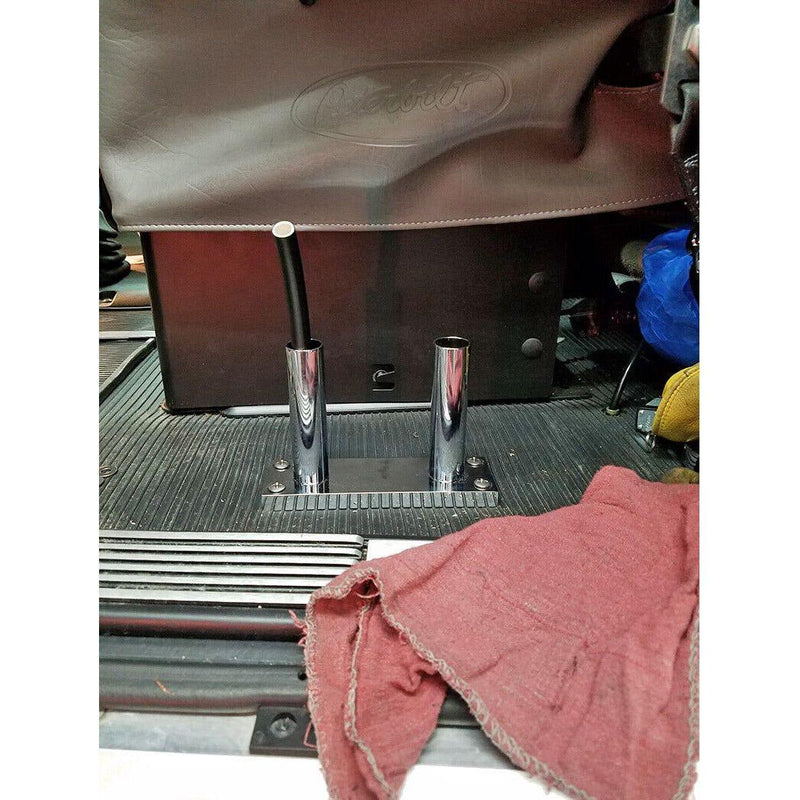 69982 air horn valve lever chrome floor mount stand 11" set new universal truck AIR HORN Dark Slate Gray