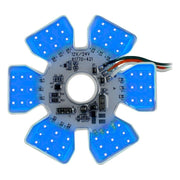 Dual Function Ultra Thin Hex Air Cleaner LED Light #81777 LIGHTING Royal Blue