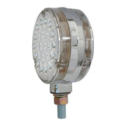 4" DOUBLE FACE PEARL LED PEDESTAL Popsicle LIGHT clear yellow/yellow turn signal 78362 LIGHTING Dark Gray