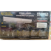 #30573 2 1/2" CHROMED STEEL HEAVY DUTY SPRING LOADED STRAIGHT MUD FLAP HANGERS MUD FLAP HANGERS Dark Slate Gray