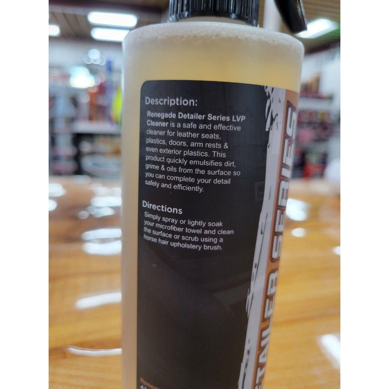 Renegade LVP Leather, Vinyl, & Plastic Cleaner Renegade Detailer Series 16 ounce,1 gallon Rosy Brown