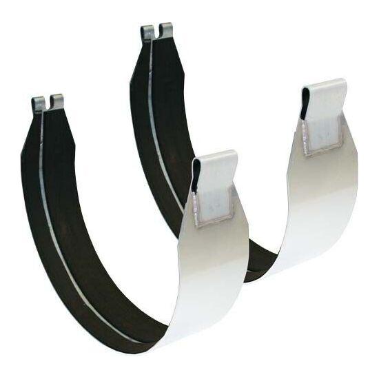 Peterbilt 6" wide stainless steel fuel tank straps 26" #pft-fts-26-6-ss-st PETERBILT Black