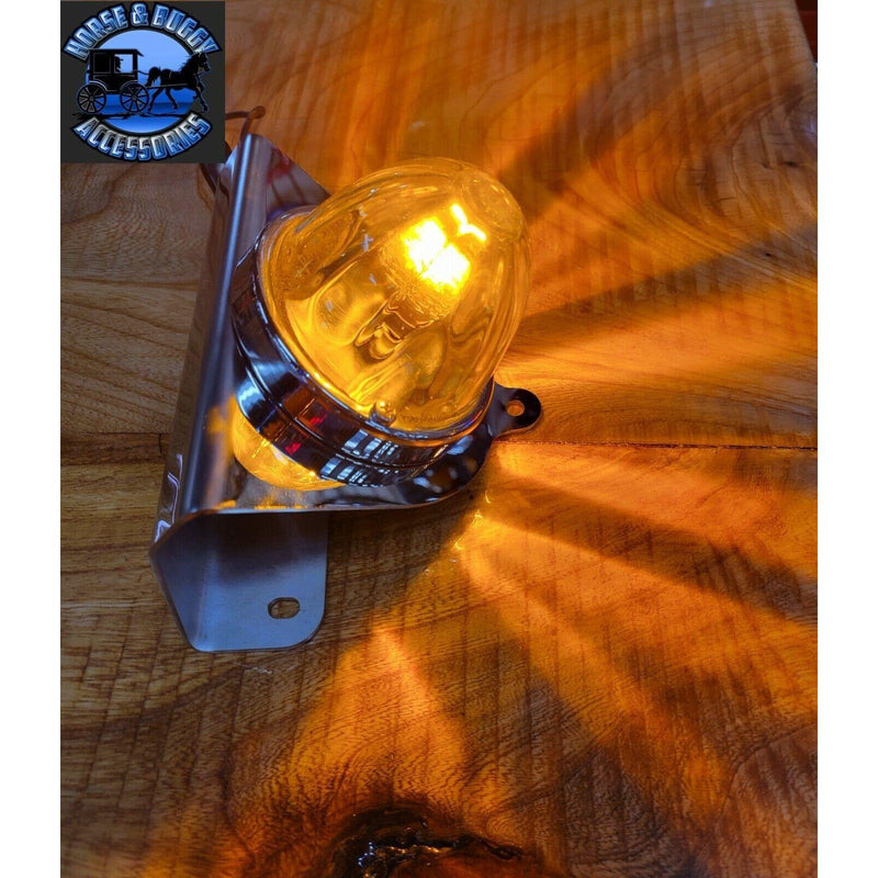 #43891 custom watermelon antenna bracket universal mount watermelon sealed led Saddle Brown