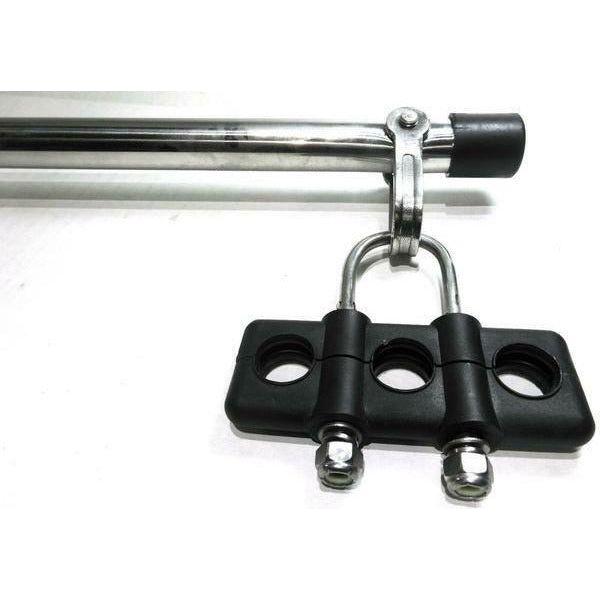 40" stainless steel Heavy Duty Stainless Swivel Stick Pipe universal #94003 POGO STICK Dark Slate Gray