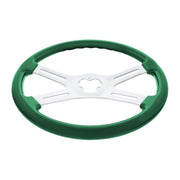 universal 18" Vibrant Color 4 Spoke truck Steering Wheel Emerald Green up-88278 new UNIVERSAL Lavender