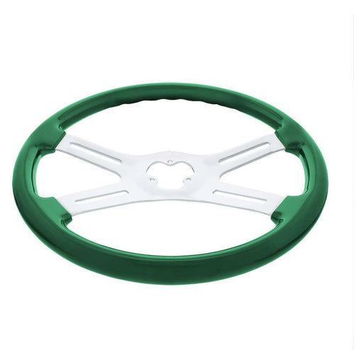 Lavender universal 18" Vibrant Color 4 Spoke truck Steering Wheel Emerald Green up-88278 new UNIVERSAL