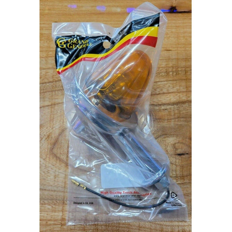 HONDA PEDESTAL LIGHT AMBER WATERMELON REAL GLASS LENS SINGLE STUD MOUNT 84090 watermelon glass lens Slate Gray