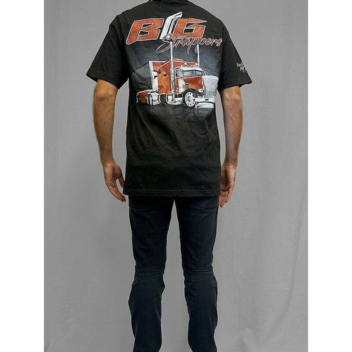 Light Slate Gray big strappers long haul series peterbilt pride n first class t-shirt black & red shirt small,medium,large,extra large,2xl,3xl