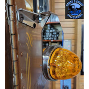 Custom watermelon turn signal brackets stainless universal sold individually 1pc ss-1002 UNIVERSAL Dim Gray