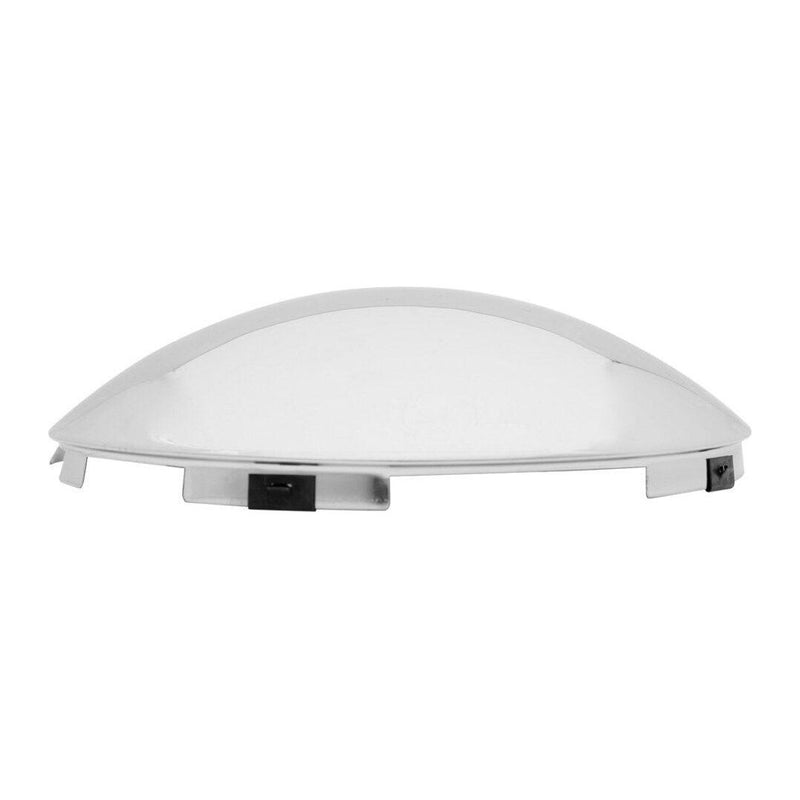 kenworth peterbilt freightliner truck universal chromed steel round top 10760 hub cover Light Gray