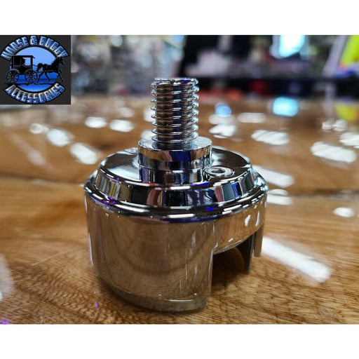 1/2"-13 Thread-On Shift Knob Mounting Adapter Eaton-Fuller 13/15/18 SHIFTER chrome 70589b,CADMIUM ORANGE 70880B,INDIGO BLUE 70881B,EMERALD GREEN 70882B,CANDY RED 70883B,LIQUID SILVER 70884B,PEARL WHITE 70885B,ELECTRIC YELLOW 70886B Dim Gray