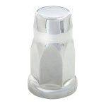 CR. PLASTIC SILO PUSH-ON NUT CVR 33MM X 3-1/8" Light Gray