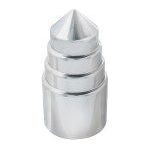 CR. PLASTIC TOWER PUSH-ON NUT CVR 33MM X 4-3/16"H Light Gray