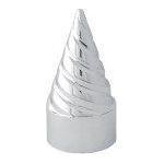 CR. PL. TWISTER SCREW-ON NUT CVR 33M/MX4-3/16" TURN RIGHT Gray