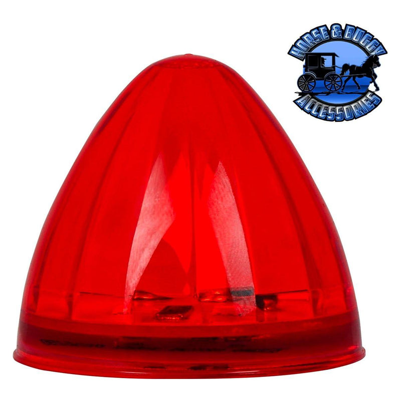 2 1/2" Watermelon sealed led grommet mount watermelon sealed led amber/amber,amber/clear,red/red,red/clear,white/clear,blue/blue,blue/clear,green/green,green/clear Red