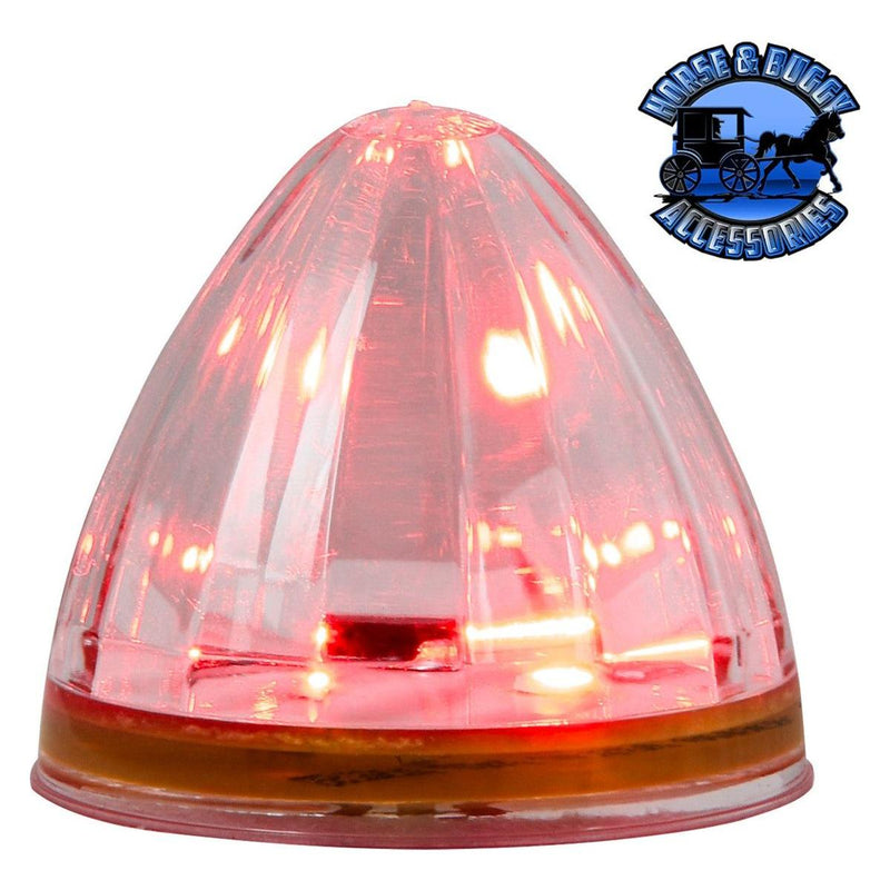 2 1/2" Watermelon sealed led grommet mount watermelon sealed led red/clear Tan