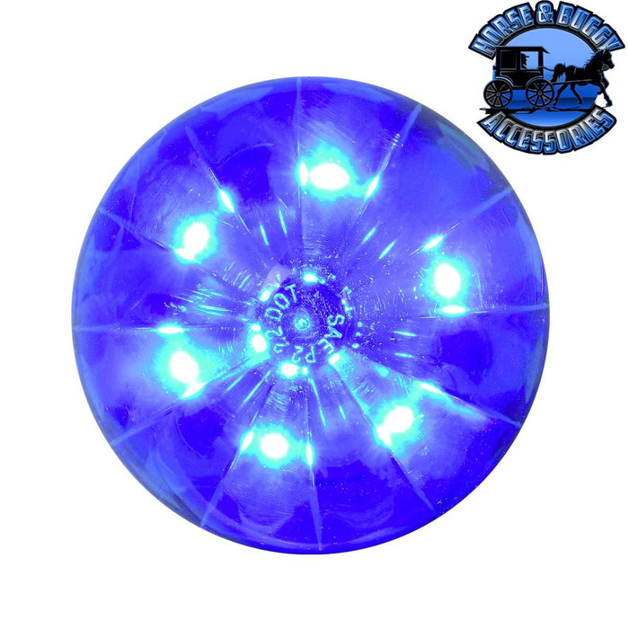 Royal Blue 2 1/2" Watermelon sealed led grommet mount watermelon sealed led amber/amber,amber/clear,red/red,red/clear,white/clear,blue/blue,blue/clear,green/green,green/clear
