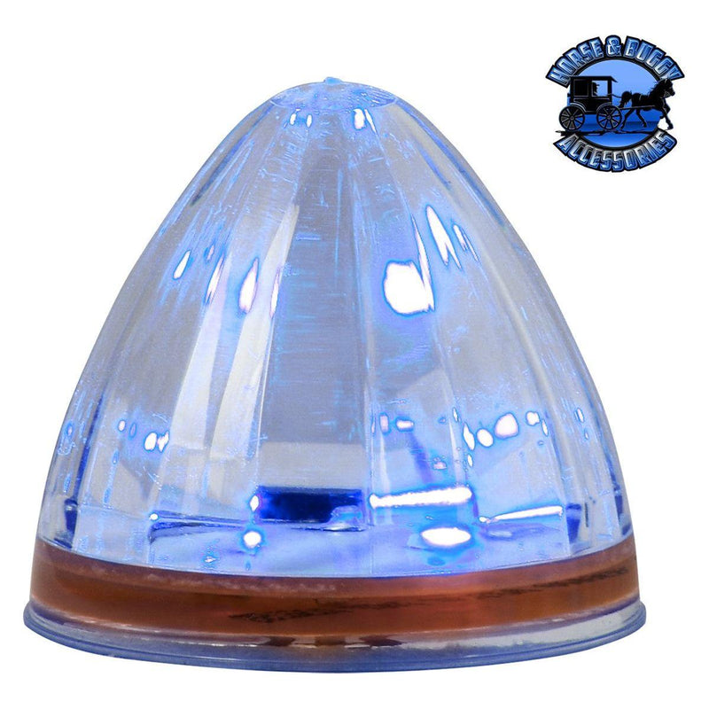2 1/2" Watermelon sealed led grommet mount watermelon sealed led blue/clear Light Steel Blue