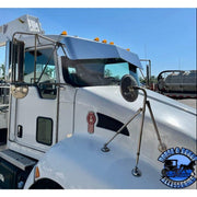 Rollin low Kenworth reverse bowtie 12X8" visor Curve windshield #2011 visor Light Slate Gray