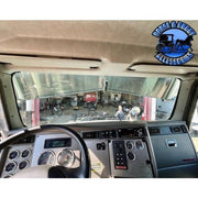 Rollin low Kenworth reverse bowtie 12X8" visor Curve windshield #2011 visor Light Slate Gray